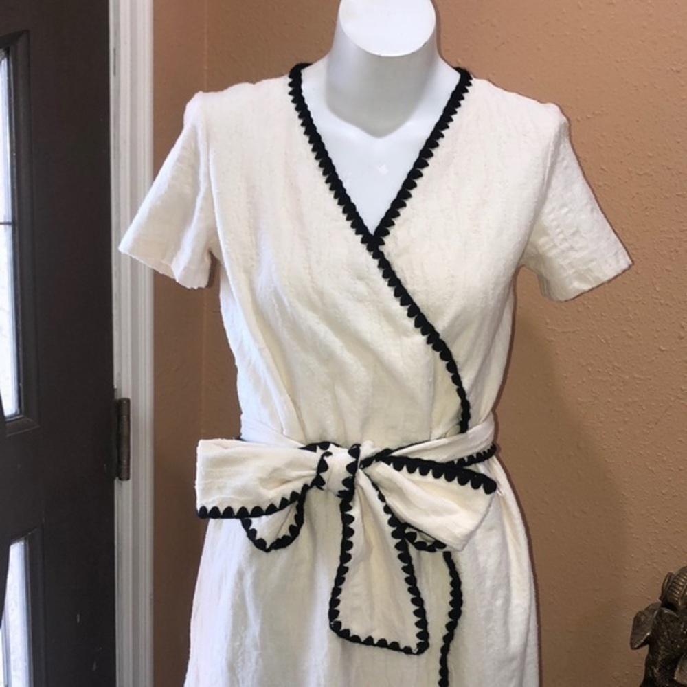 Zara beige midi wrap around dress